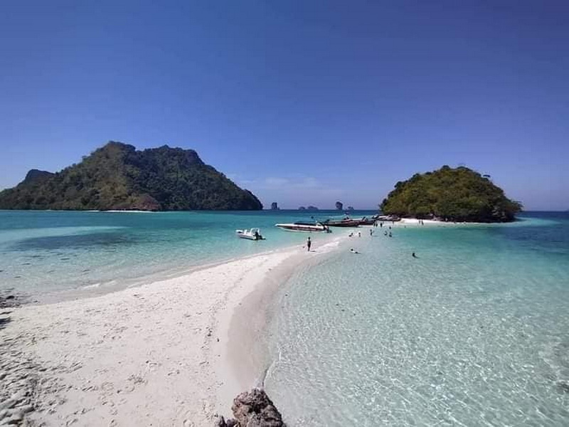 thale waek, separated sea, thale waek krabi, separated sea krabi, koh kai, koh thab, kai island, thap island