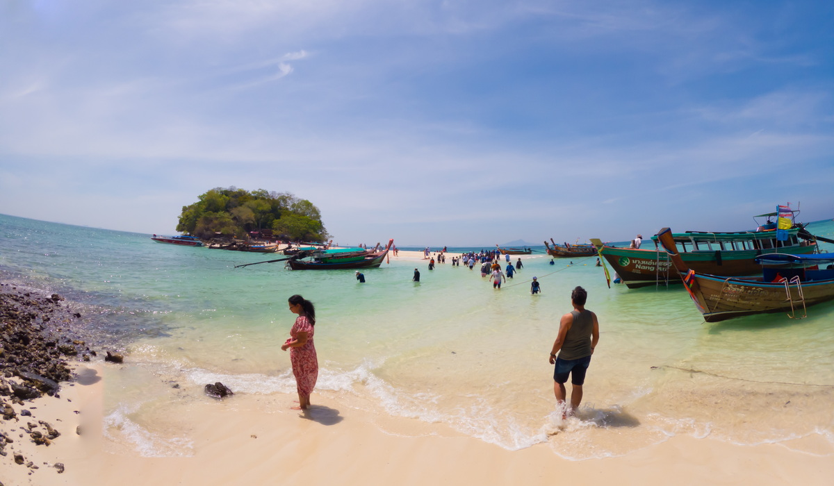 thale waek, separated sea, thale waek krabi, separated sea krabi, koh kai, koh thab, kai island, thap island