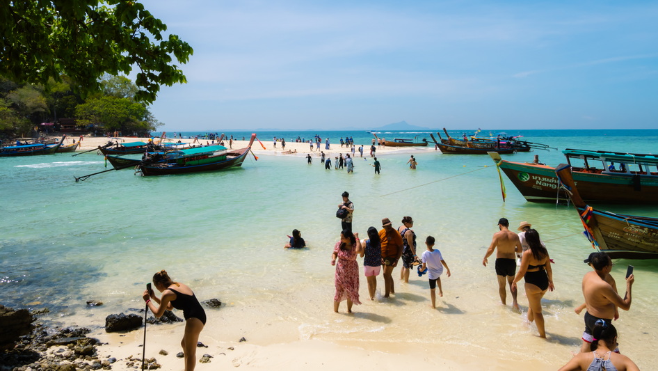 thale waek, separated sea, thale waek krabi, separated sea krabi, koh kai, koh thab, kai island, thap island