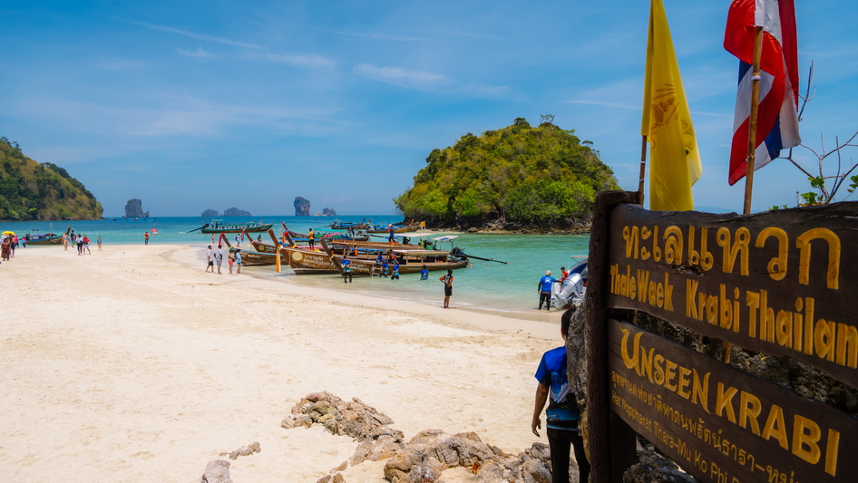 thale waek, separated sea, thale waek krabi, separated sea krabi, koh kai, koh thab, kai island, thap island